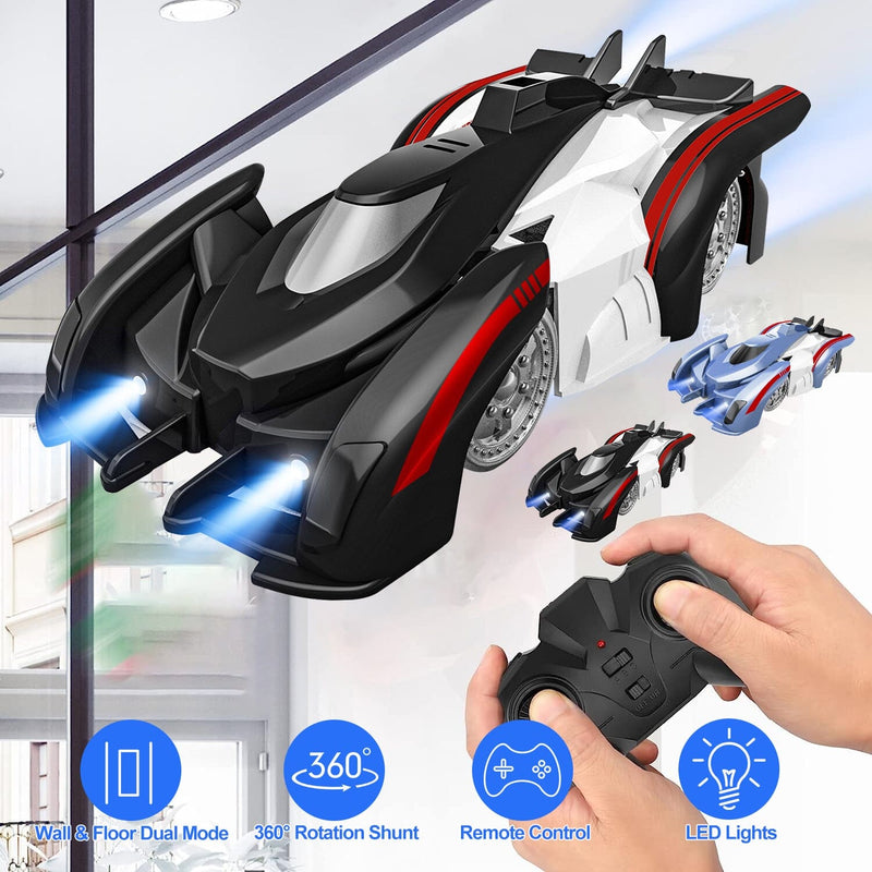 360° Rotating Electric Wall Climbing Remote Control Dual Mode Car Toys & Games - DailySale