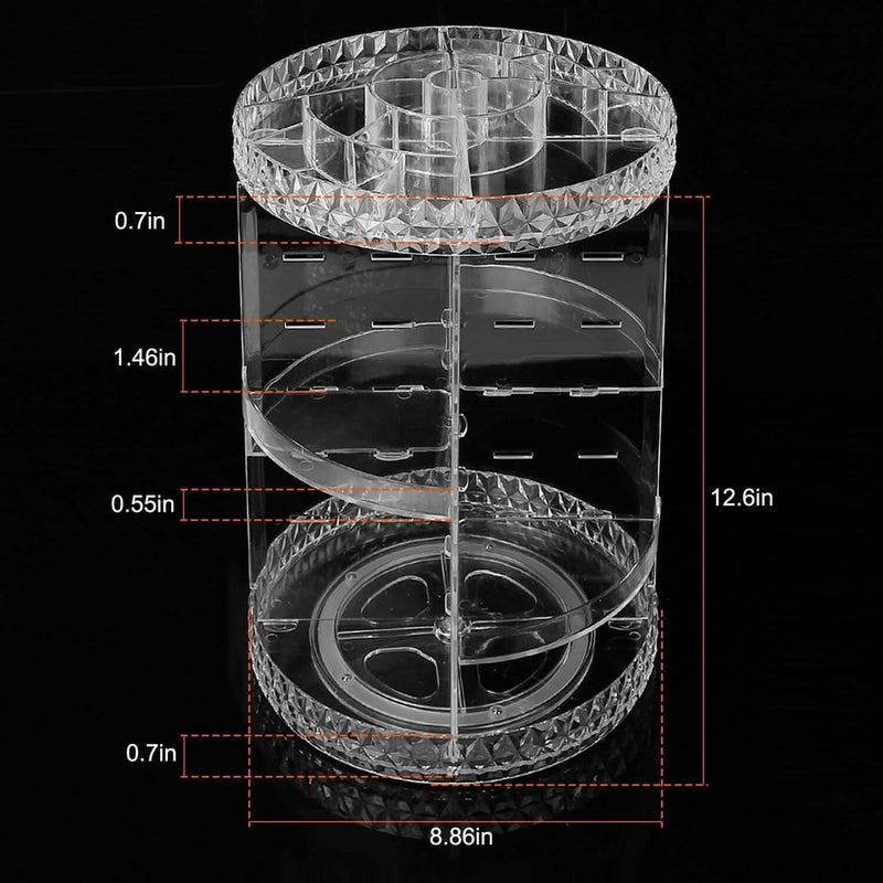 360° Rotating Make Up Organizer Beauty & Personal Care - DailySale