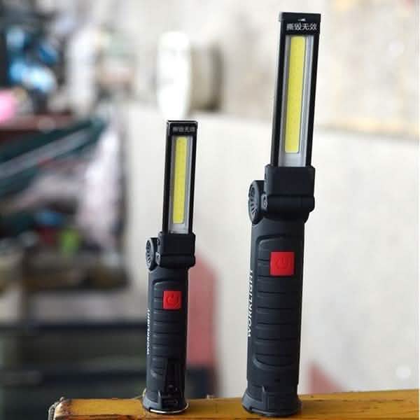 360 Rotation Lamp 360° Rotation Inspection Lamp LED + COB Flexible Cordless Rechargeable