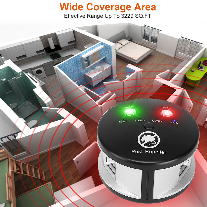 360° Ultrasonic Pest Repeller Electronic Plug-in Pest Control Pest Control - DailySale