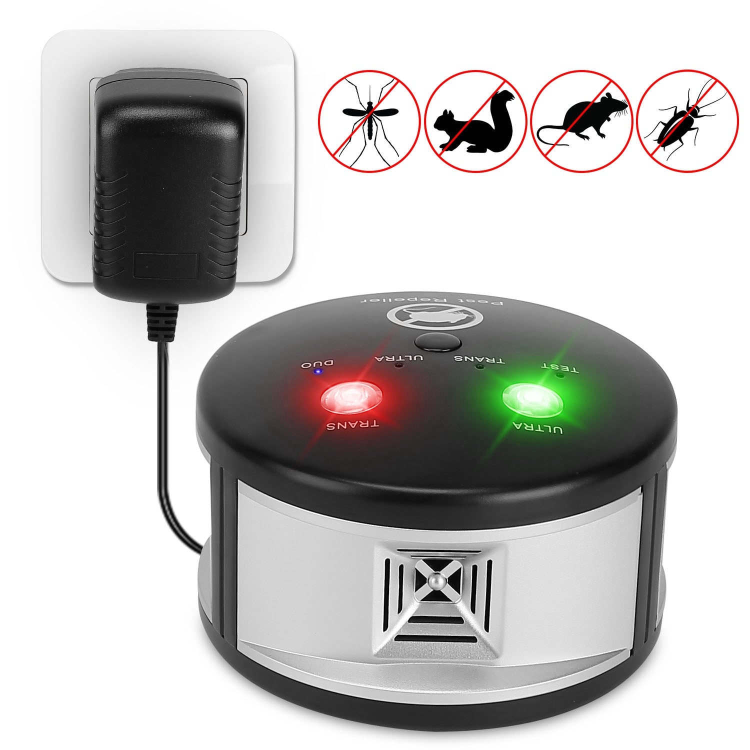 360° Ultrasonic Pest Repeller Electronic Plug-in Pest Control Pest Control - DailySale