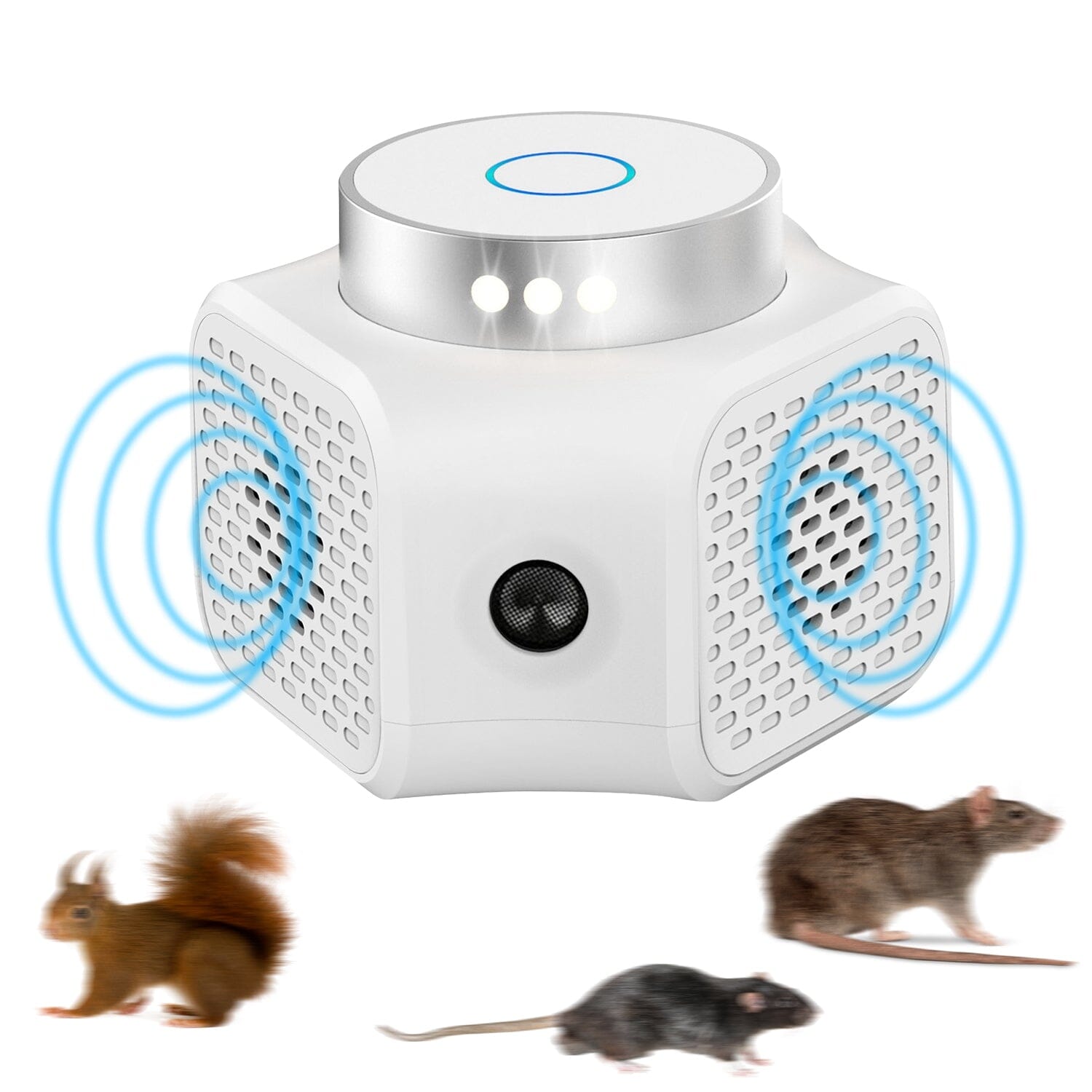 360° Ultrasonic Rodent Chaser Electronic Plug-in Mouse Control Pest Control - DailySale