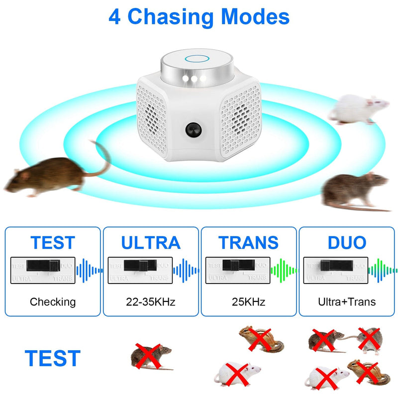 Electric Rechargeable Mouse Trap Mice Rat Killer Pest Control Rodent Zapper  HOT
