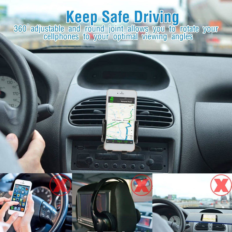 360° Universal CD Slot Car Phone Mount Automotive - DailySale