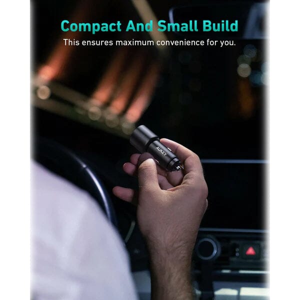 36W LED Car Charger CC-Y18S Dual USB-C/USB-A Automotive - DailySale