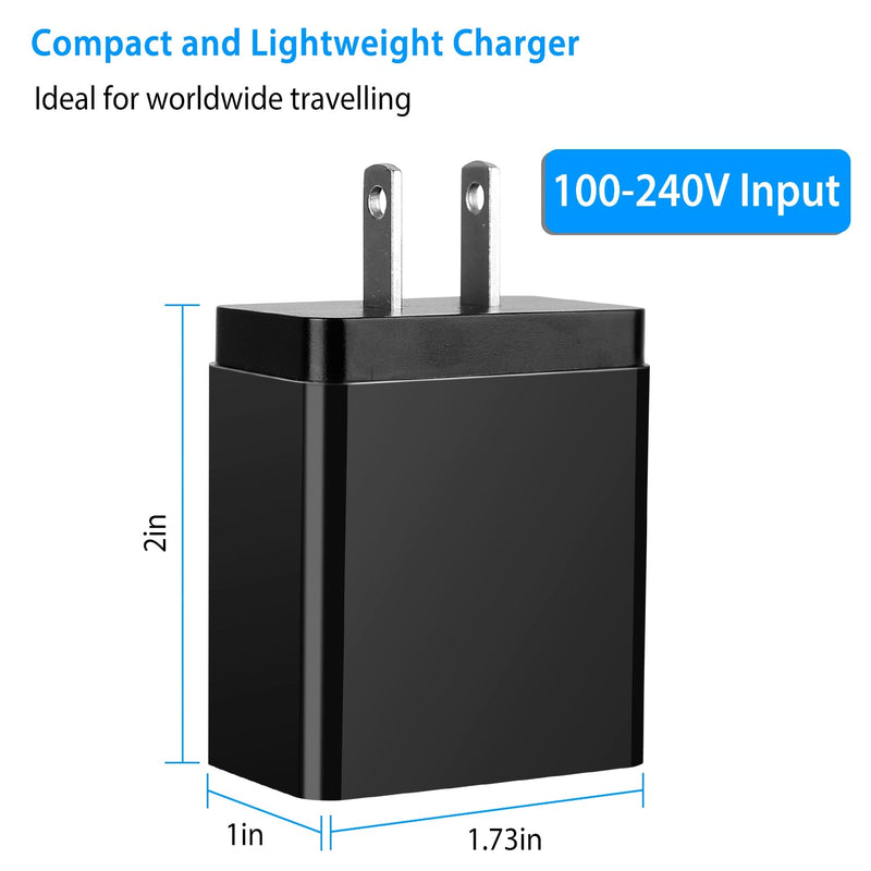 36W USB C 4-Port Fast Charger Mobile Accessories - DailySale