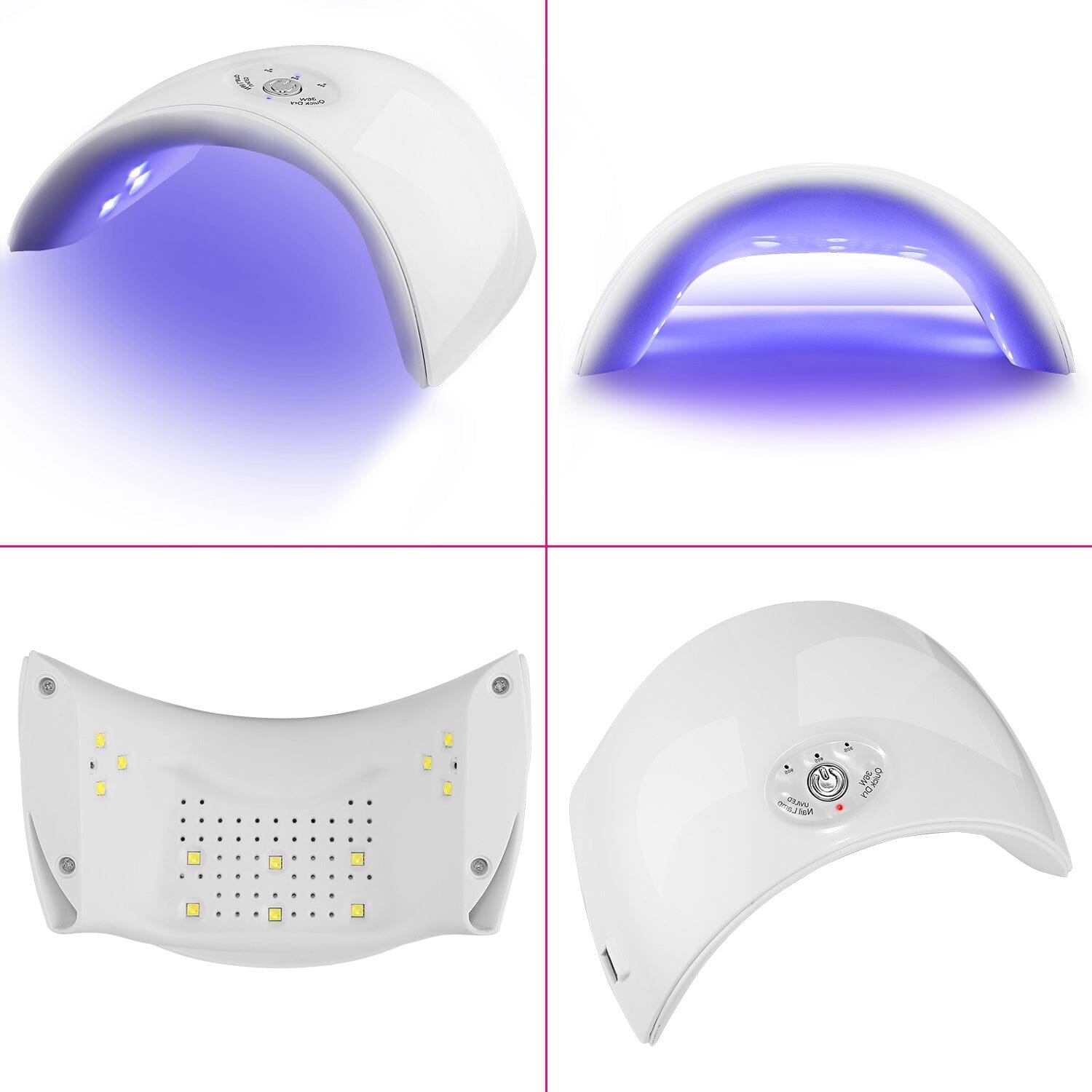 36W UV LED Lamp Nail Gel Dryer 12 LED Sensor Gel Curing Machine Beauty & Personal Care - DailySale