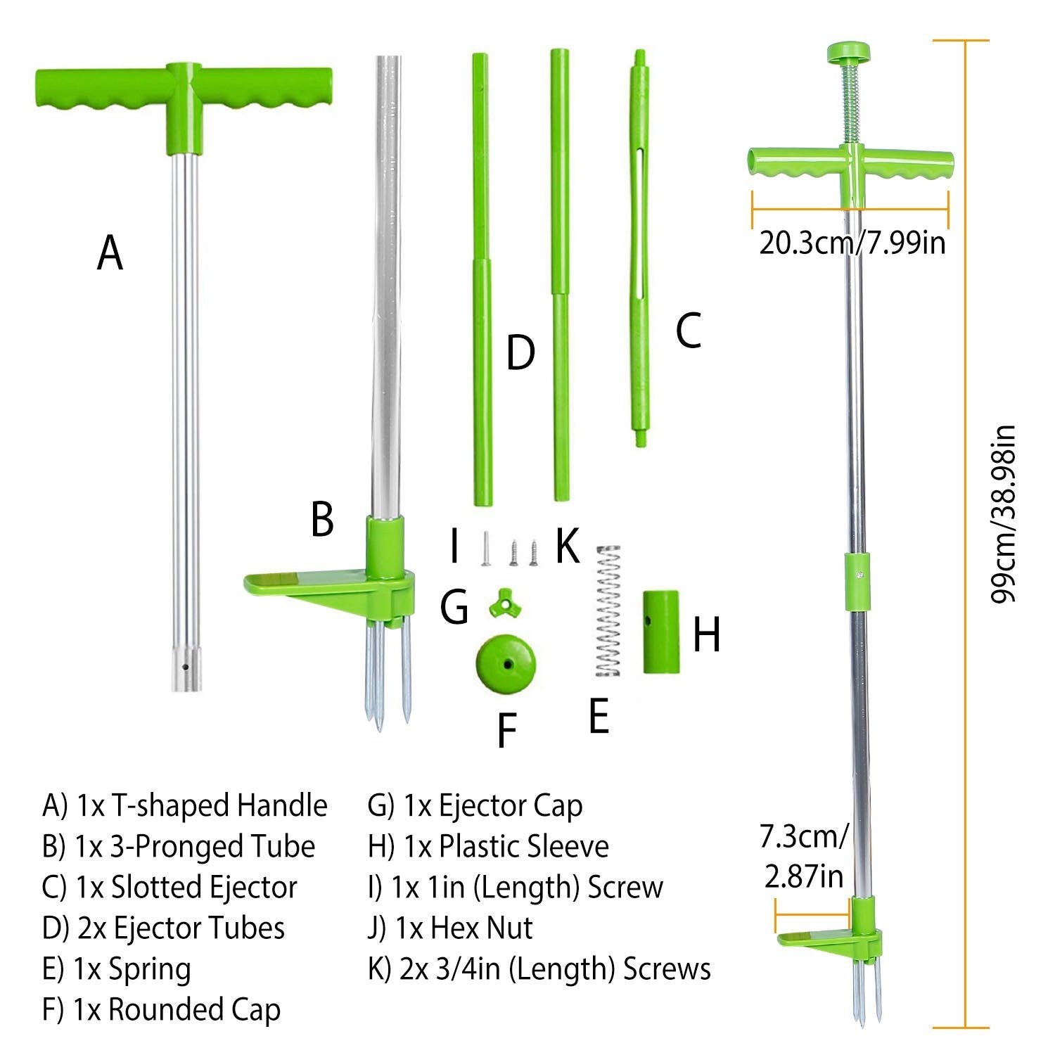 38.98" Weed Puller Twister Stand Up Root Removal Garden & Patio - DailySale