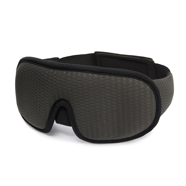 3D Block Out Light Soft Padded Sleeping Mask Everything Else Gray - DailySale