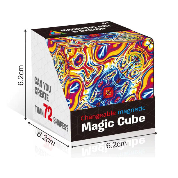 3D Changeable Magnetic Magic Puzzle Cube Toys & Games - DailySale