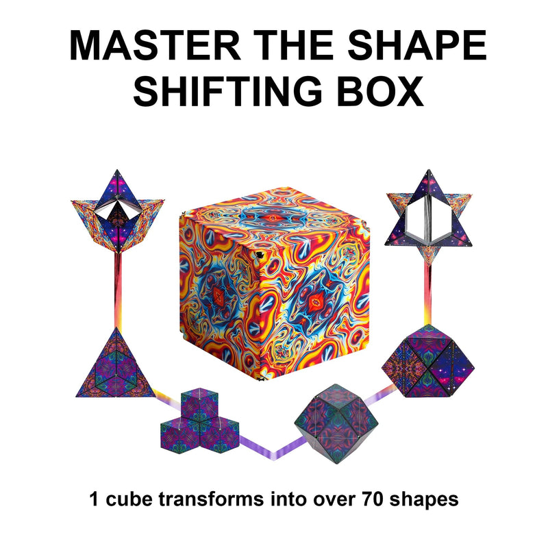3D Changeable Magnetic Magic Puzzle Cube Toys & Games - DailySale