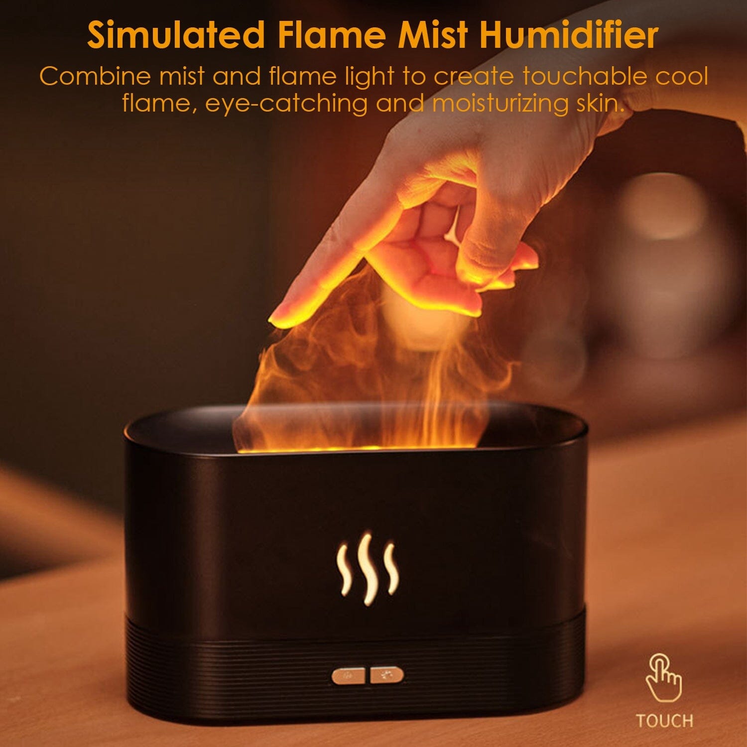 3D Flame Air Humidifier Wellness - DailySale