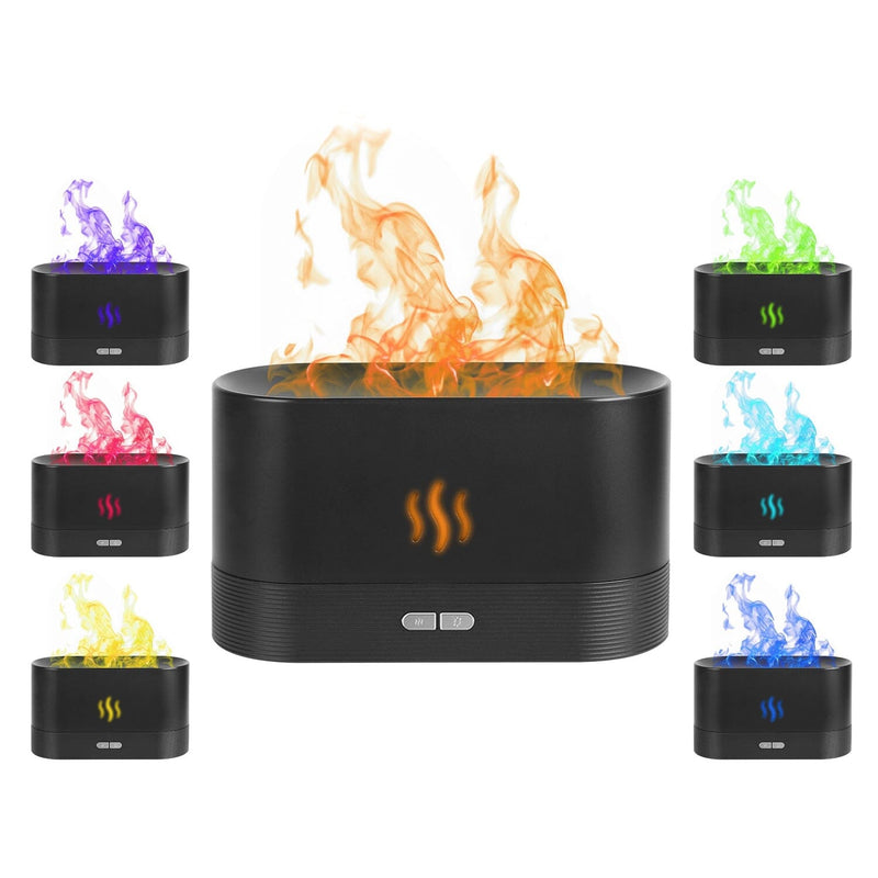 3D Flame Air Humidifier Wellness Multicolor - DailySale
