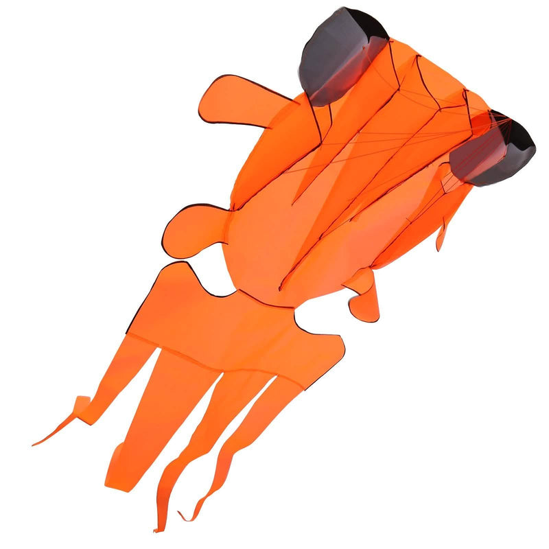 3D Kite Easy to Fly Orange Goldfish Toys & Games - DailySale