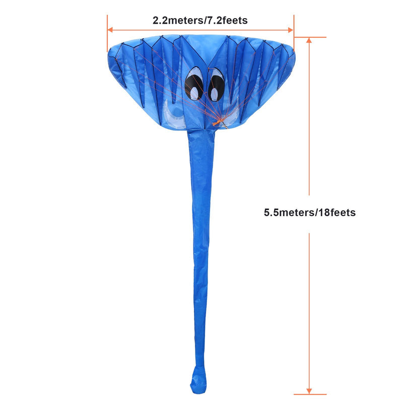 3D Kite Giant Elephant Easy to Fly Outdoor Games Activities for Kids Sports & Outdoors - DailySale