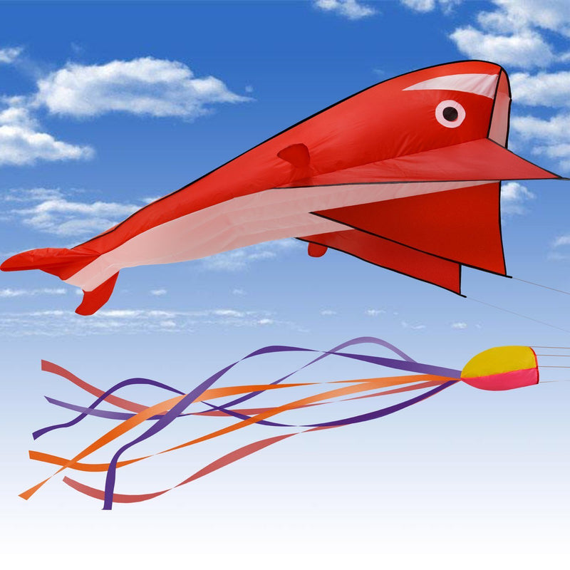 3D Kite Huge Frameless Soft Parafoil Giant Dolphin