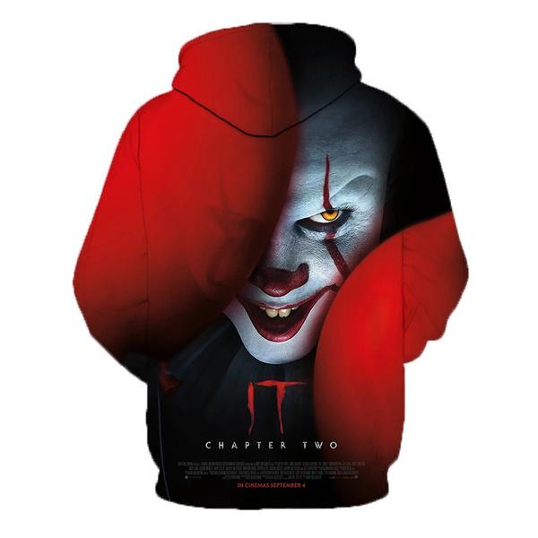 3D Printed The Dancing Clown Hooded Sweatshirt
