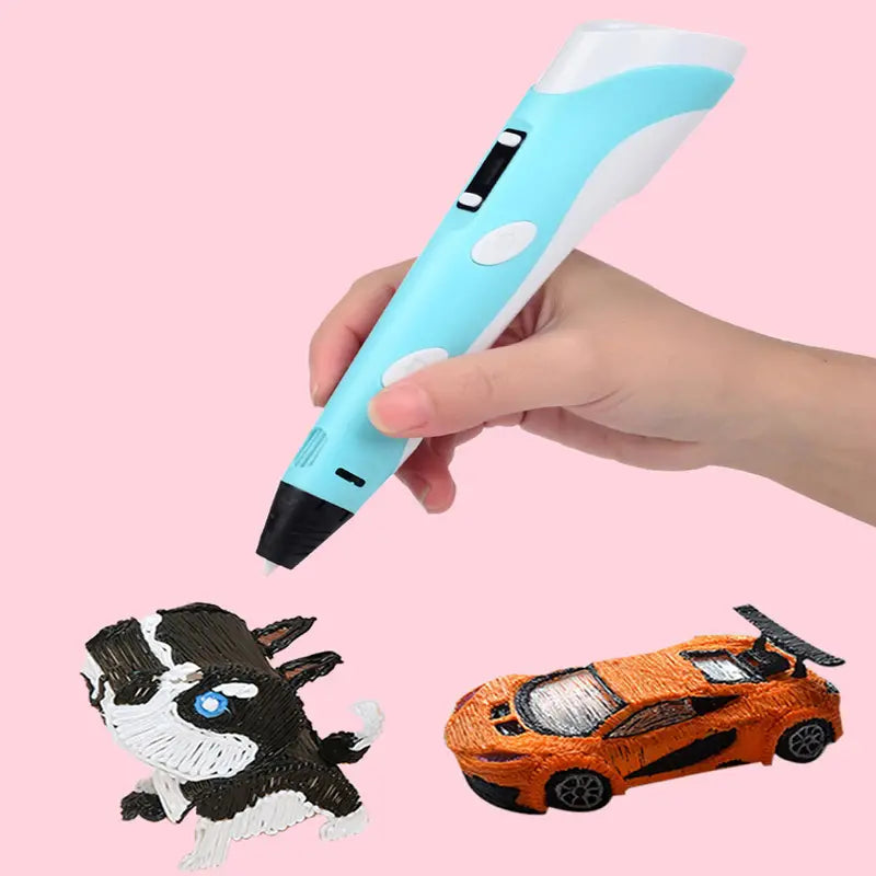 3D Printing Pen With Display - Includes 3D Pen Arts & Crafts - DailySale