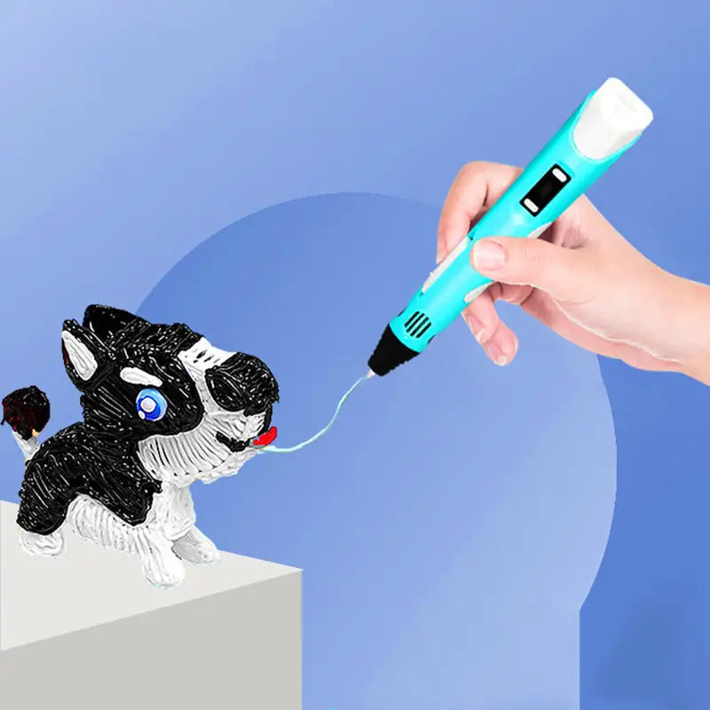 3D Printing Pen With Display - Includes 3D Pen Arts & Crafts - DailySale