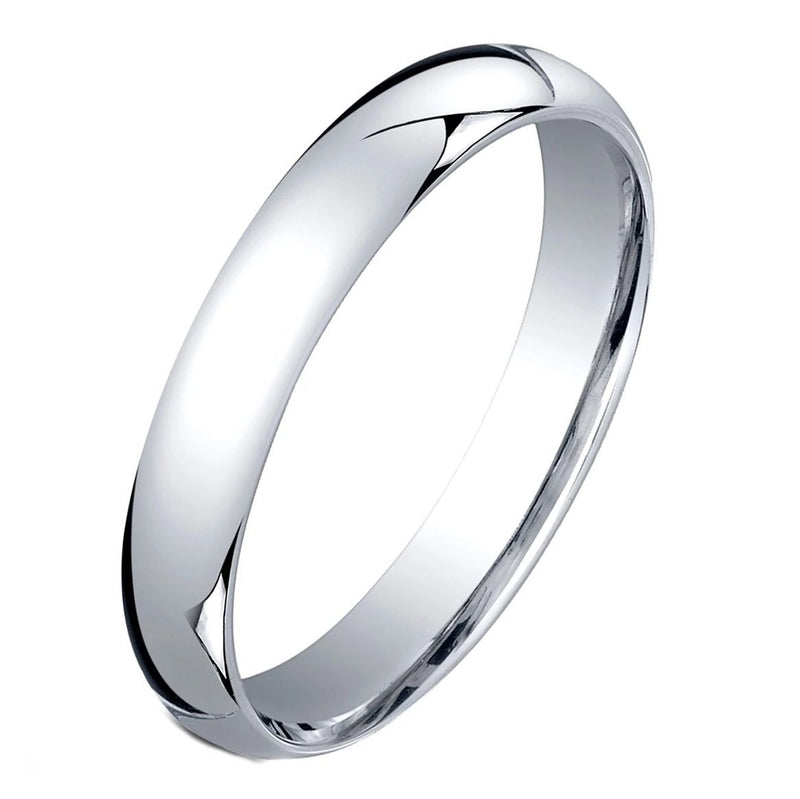 3MM Unisex Comfort Fit Wedding Band Ring Rings 5 Silver - DailySale