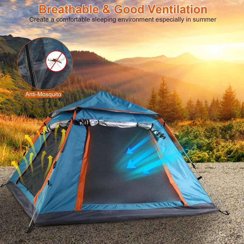 4-5 Person Camping Tent Outdoor Foldable Waterproof Tent Sports & Outdoors - DailySale