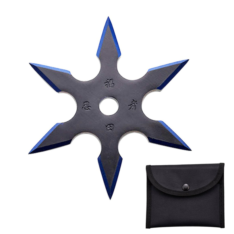4" 6 Points Throwing Star with Pouch Everything Else - DailySale