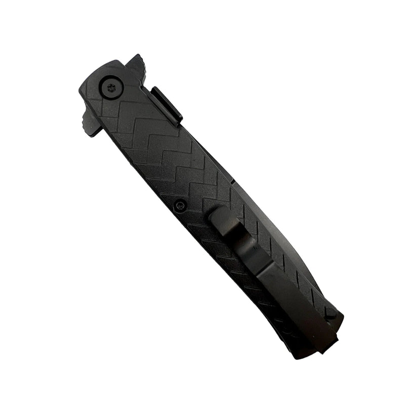 4" Black Dragon Knife with ABS Handle Tactical - DailySale