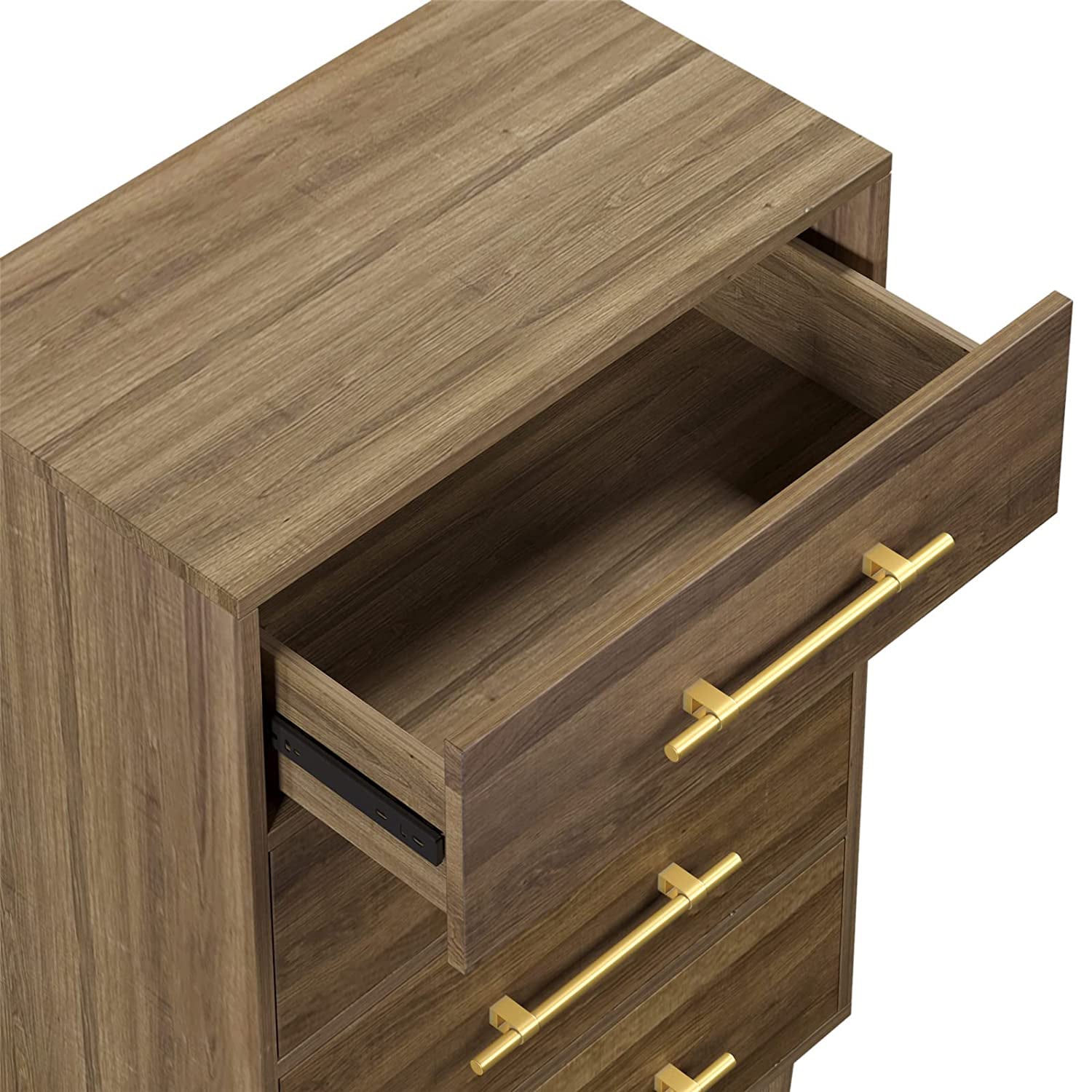 4 Drawer Cabinet Dresser Closet Wooden Dresser Closet & Storage - DailySale