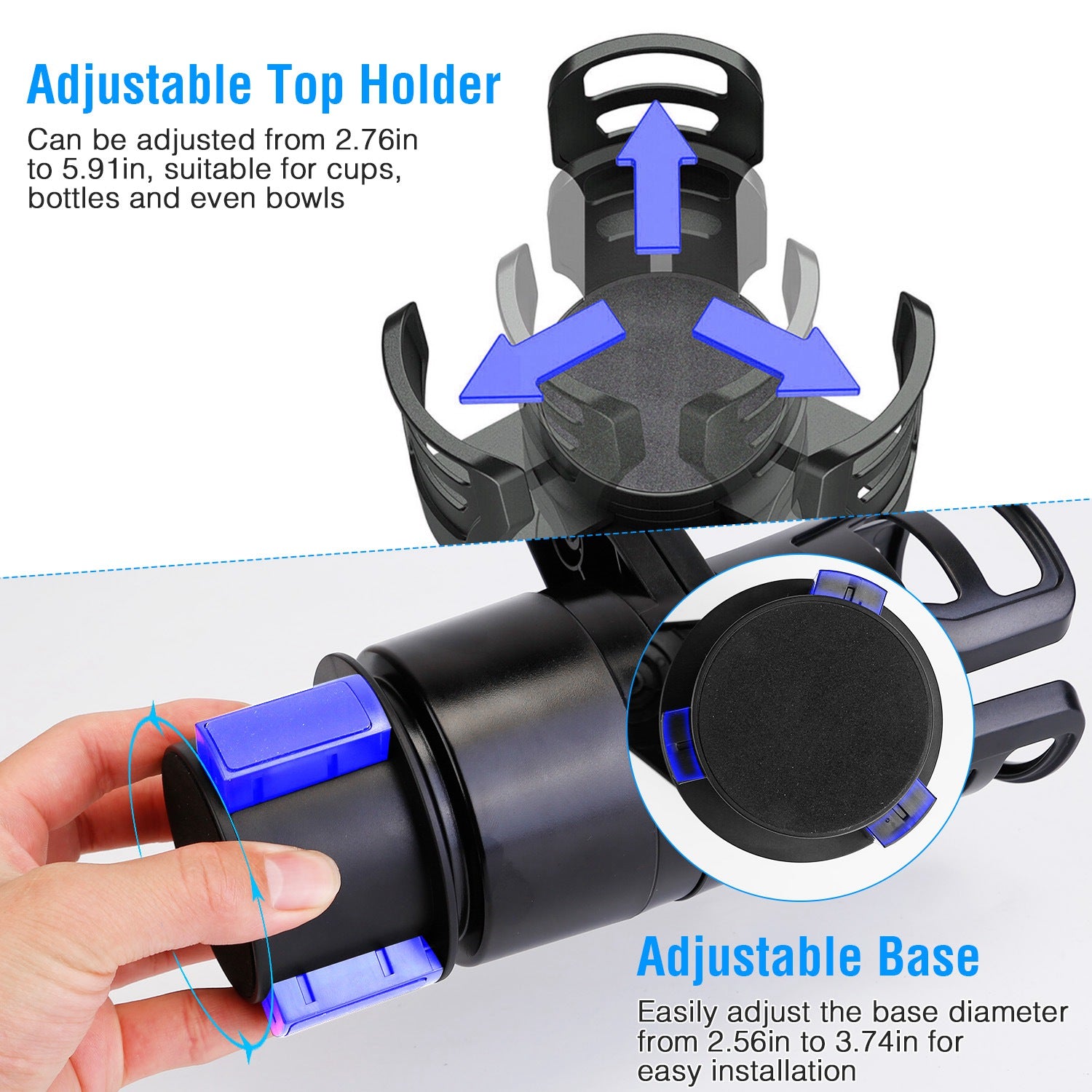 4-in-1 Car Cup Holder Automotive - DailySale