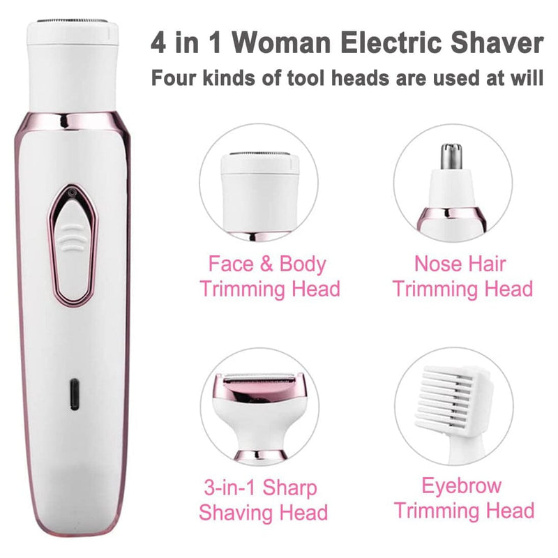 4-in-1 Electric Razor for Women Beauty & Personal Care - DailySale