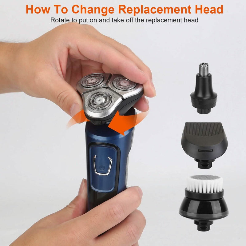 4-In-1 Electric Razor Shaver Rechargeable Cordless Men's Grooming - DailySale