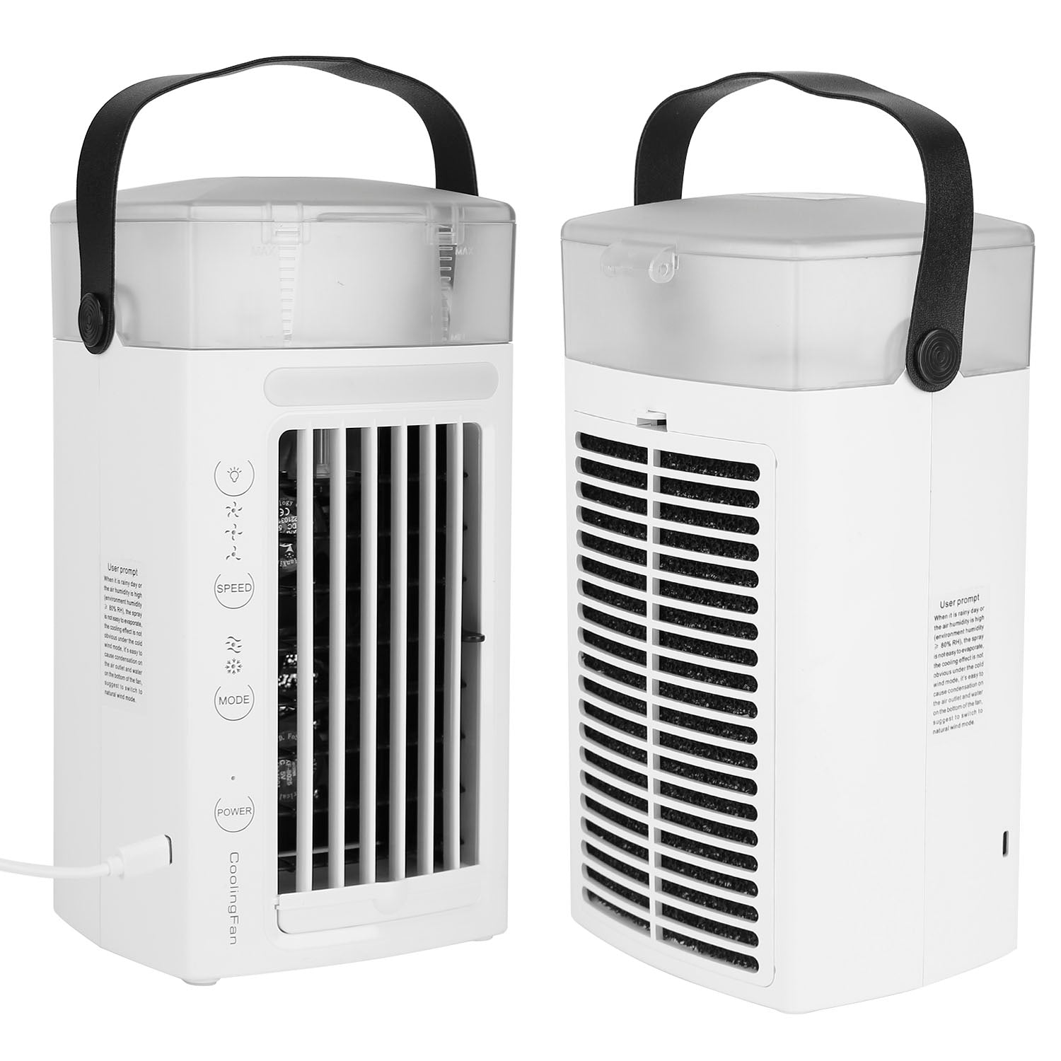 4-in-1 Evaporative Air Cooler Water Mist Cooling Fan Household Appliances - DailySale