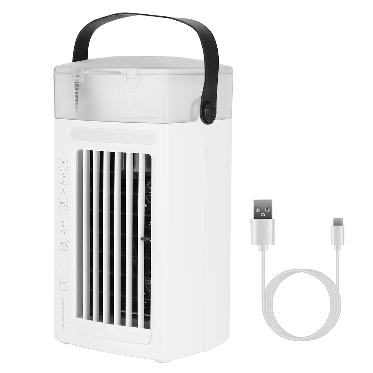 4-in-1 Evaporative Air Cooler Water Mist Cooling Fan Household Appliances - DailySale