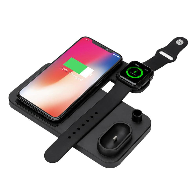 4-in-1 iPhone, Apple Watch, AirPods, Apple Pencil Wireless Qi Charger