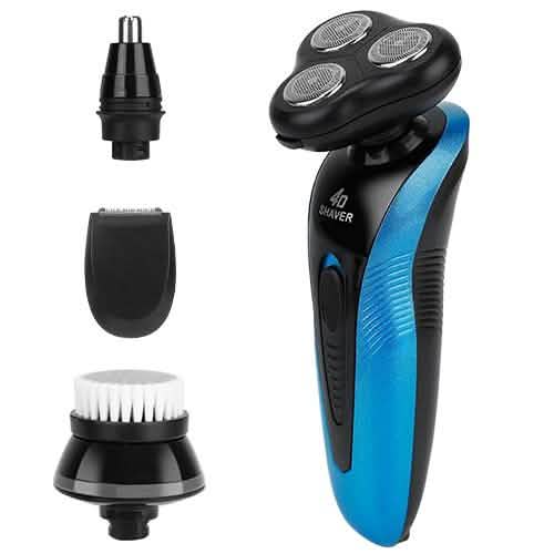 4-in-1 IPX7 Waterproof Beard Trimmer Cordless Razor for Men Men's Grooming - DailySale