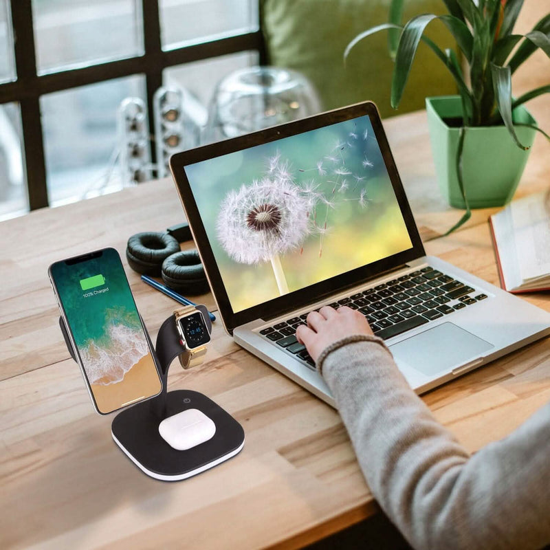 4-in-1 Magnetic Wireless Charging Station Dock Mobile Accessories - DailySale