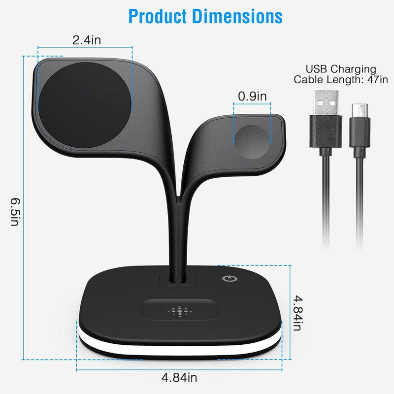 4-in-1 Magnetic Wireless Charging Station Dock Mobile Accessories - DailySale