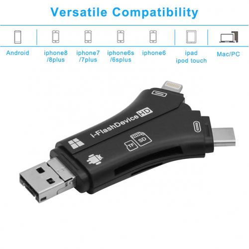 4-in-1 Media Transfer with Memory Card Computer Accessories - DailySale