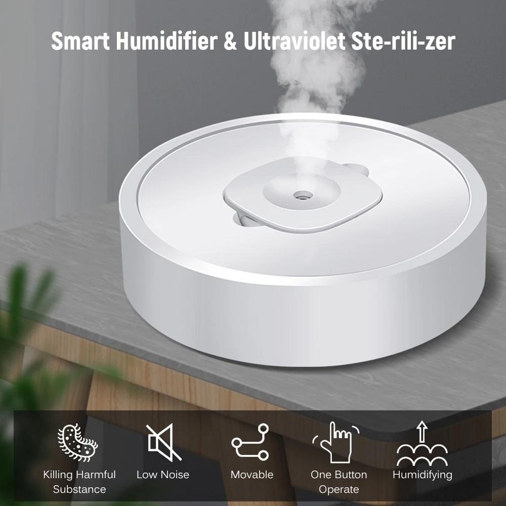 4-in-1 Movable Air Purifier Humidifier Ultraviolet Cleaner Aroma Diffuser Wellness - DailySale