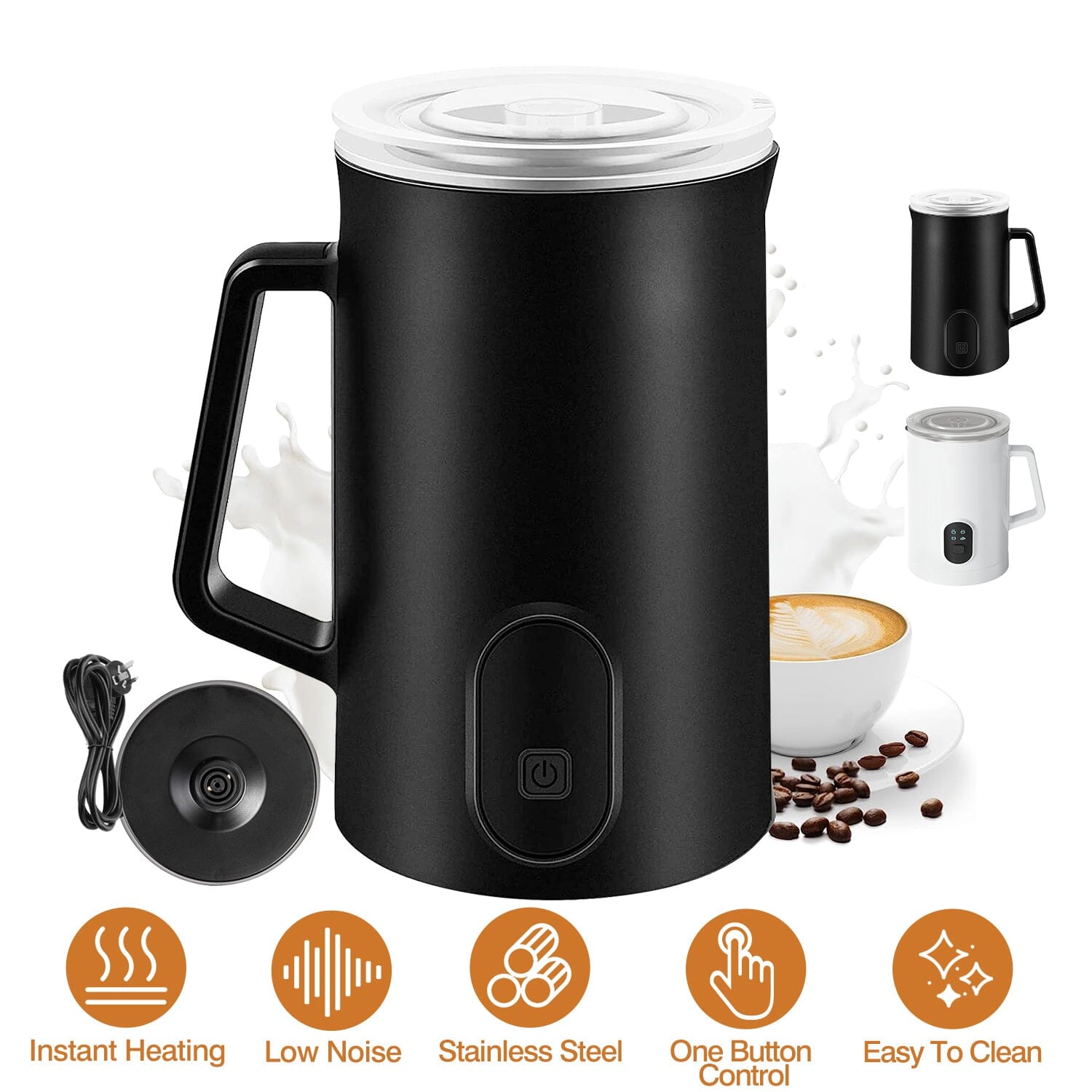 4-in-1 Multifunctional Milk Frother Steamer Kitchen Tools & Gadgets - DailySale