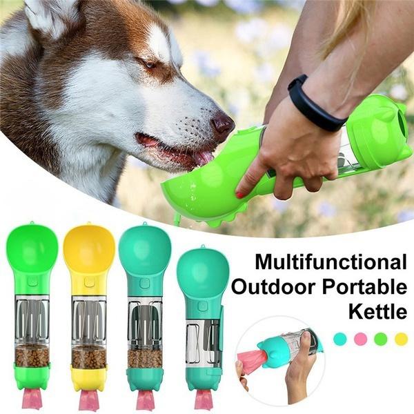 4-in-1 Portable Dog Water Bottle Dispenser Pet Supplies - DailySale