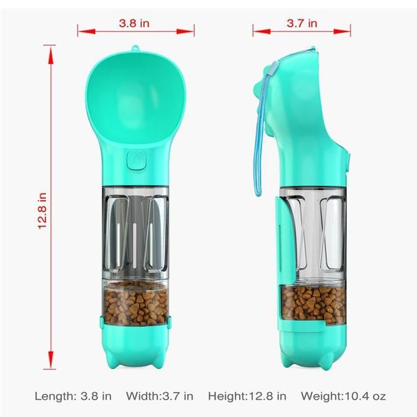 4-in-1 Portable Dog Water Bottle Dispenser Pet Supplies - DailySale