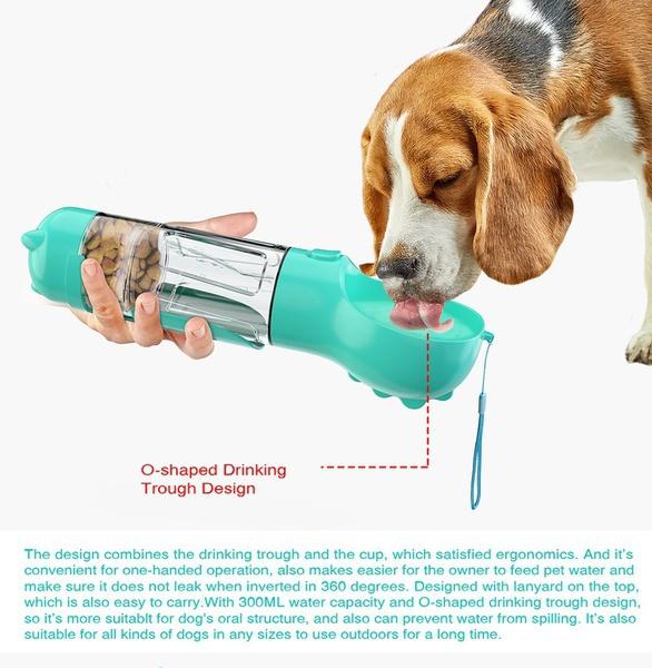 4-in-1 Portable Dog Water Bottle Dispenser Pet Supplies - DailySale