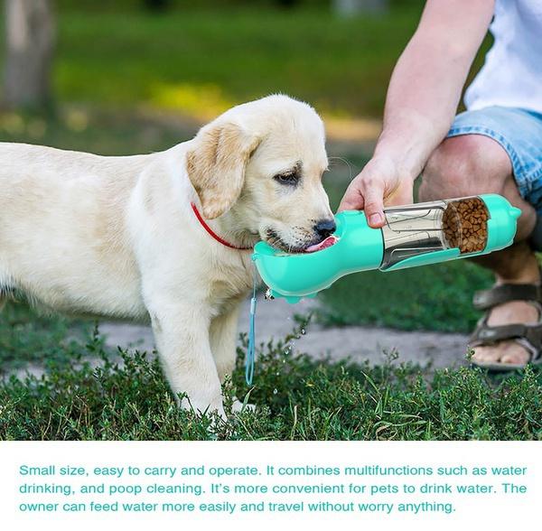 4-in-1 Portable Dog Water Bottle Dispenser Pet Supplies - DailySale