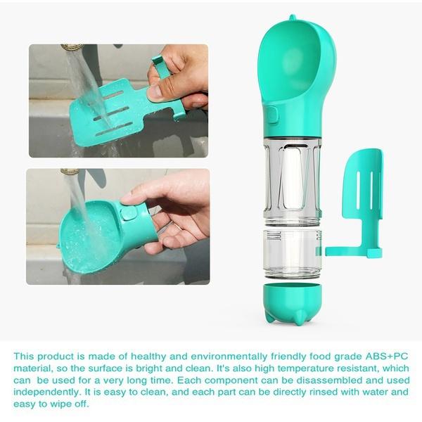 4-in-1 Portable Dog Water Bottle Dispenser Pet Supplies - DailySale