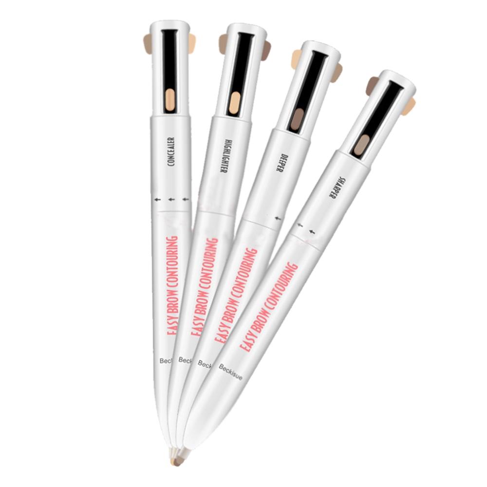 4-in-1 Waterproof Pro Rotating Eyebrow Contouring Pencil Beauty & Personal Care 1 Pack - DailySale