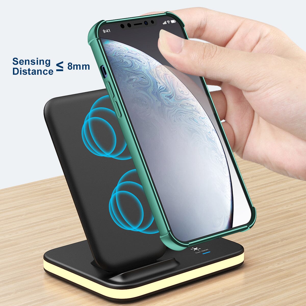 4-in-1 Wireless Charging Stand with Night Light Mobile Accessories - DailySale