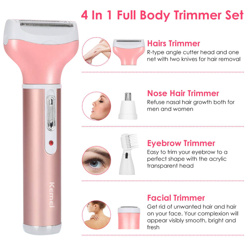 Yoove Facial Hair Removal for Women | Painless Hair Remover | USB  Rechargeable Ladies Electric Shaver | Waterproof with LED Light | Remover  for Peach