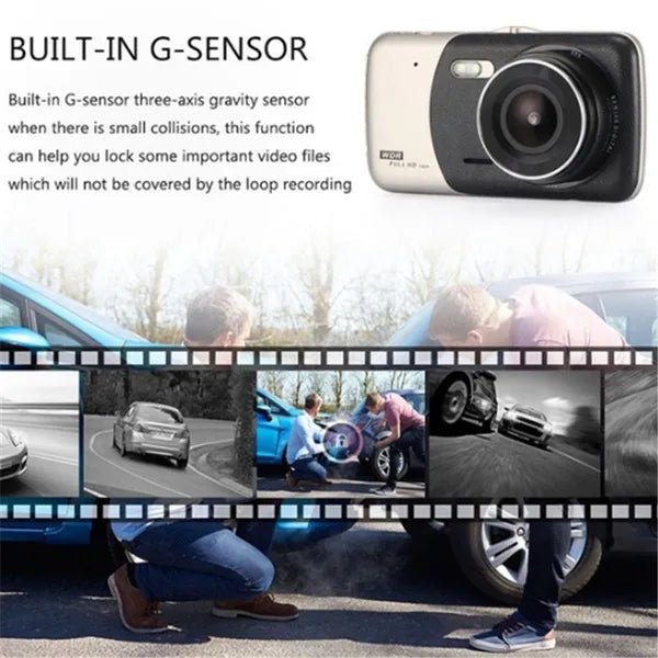 4 Inch FHD Screen Car Camera Car Dash Cam Smart Home & Security - DailySale