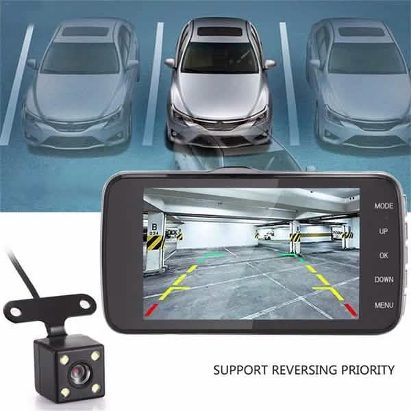 4 Inch FHD Screen Car Camera Car Dash Cam Smart Home & Security - DailySale